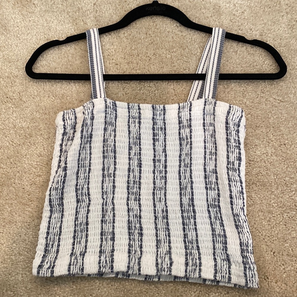 Smocked crop top
